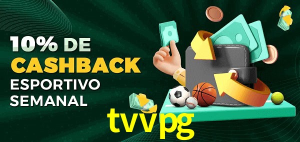 10% de bônus de cashback na tvvpg
